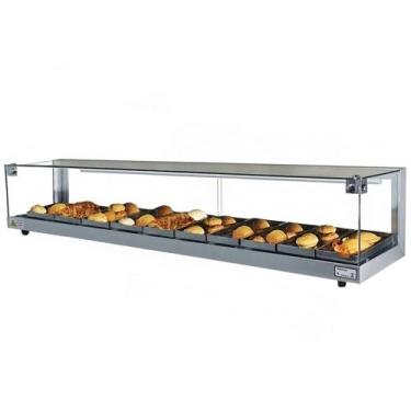 Imagem de B10 - Estufa Beta para salgados de 10 bandejas Prata - 220V - Omega