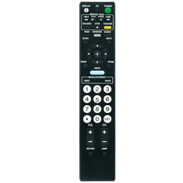 Imagem de Controle remoto de substituição RM-YD027 compatível com Sony TV KDL-40W5100 KDL40W5100 KDL-46W5100 KDL46W5100 KDL-46W5150 KDL46W5150 KDL-52W5100 KDL52W5100 KDL-52W5100 KDL-52W5100 W51500 KDL52W5150
