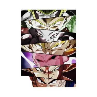 Imagem de Pôster De Olhos De Anime Japonês Impressão Em Tela Sun Wukong Personag