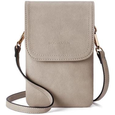 Imagem de Bolsa tiracolo BOSTANTEN Vegan Leather para mulheres cinza