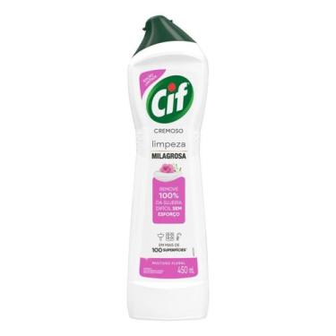 Imagem de Kit c/ 2 Saponaceo Cremoso Multiuso Floral Cif Squeeze 450ml