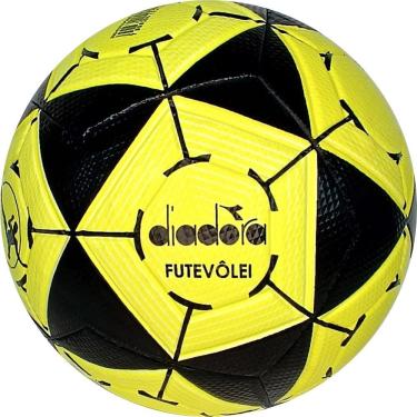 Imagem de Bola de Futvolei, Diadora Pro, PU, Elite-R, Amarelo Neon, Futebol e Magia