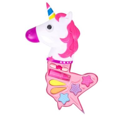 Imagem de Kit de Maquiagem Infantil Meninas Brilho Labial e Sombras