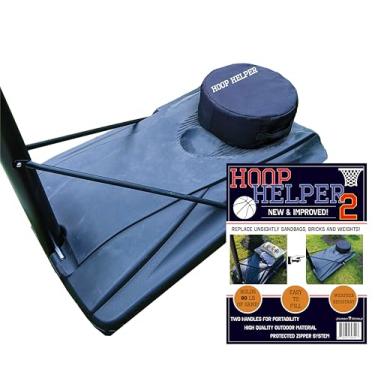 Imagem de Hoop Helper 2 da Johnny World – Peso de saco de areia premium para cestas de basquete portáteis – Estabilidade atraente e segura para evitar quedas e aumentar a segurança – Alternativa ideal para
