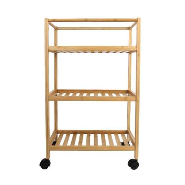 Imagem de Carrinho Organizador Naturale Bambu - Acasa