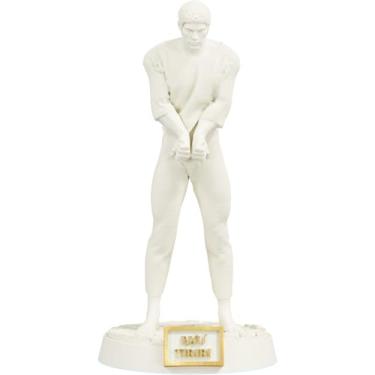 Imagem de Estátua Exu Tiriri Imagem Umbanda Candomblé (Cor Mármore Dourado)