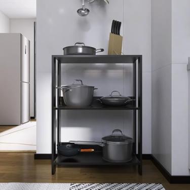 Imagem de Balcão de Cozinha Armário Compacto Movlar - Mod.0705 (Preto)