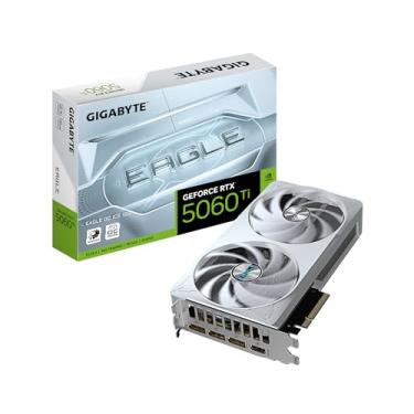 Imagem de Placa de Vídeo Gigabyte RTX 5060 Ti Eagle OC ICE, 16GB, GDDR7 - GV-N506TEAGLEOC ICE-16GD