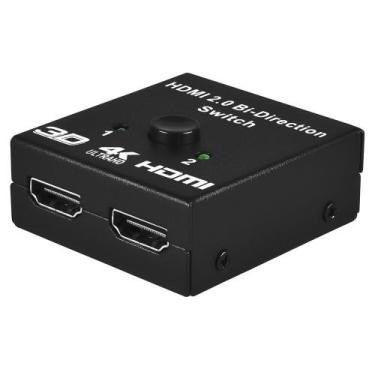 Imagem de Divisor Hdmi Evus C-081 4K 2 Saídas 1 Entrada