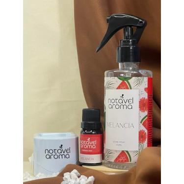 Imagem de Kit Home Spray Aromatizador Difusor Eletrico Essencia Concentrada 10ml (BRANCO, MELANCIA)