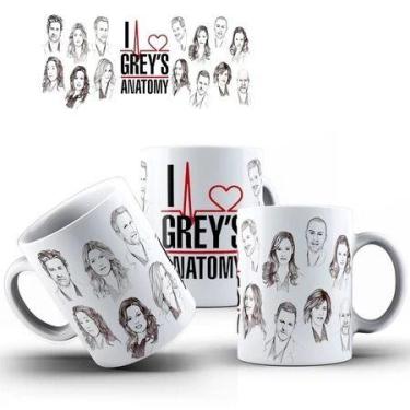 Imagem de Caneca Greys Anatomy COM SEU NOME de Porcelana vários modelos - loja d