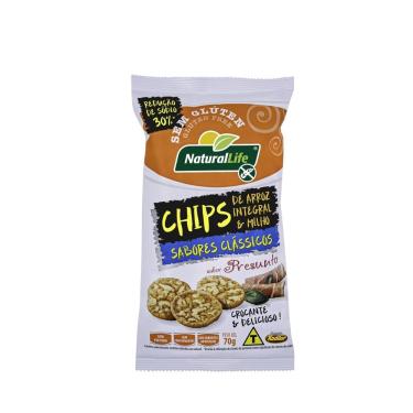 Imagem de Chips de Arroz Natural NaturalLife Sabor Presunto 70g