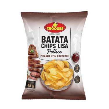 Imagem de Batata Chips Lisa Croques Petisco Picanha Com Barbecue 45g