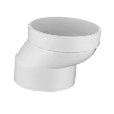 Imagem de Bothyi Peças de acessórios para banheiro com deslocamento de vaso sanitário Conector de mangueira de PVC Adaptador de deslocamento de vaso sanitário para, 14.5x9.6 Cm