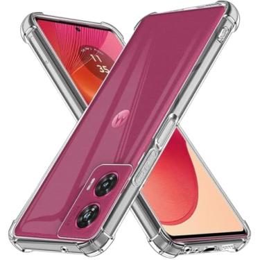 Imagem de Capa Anti Impacto Transparente Para Moto Edge 50 Fusion Tela de 6.7 Polegadas