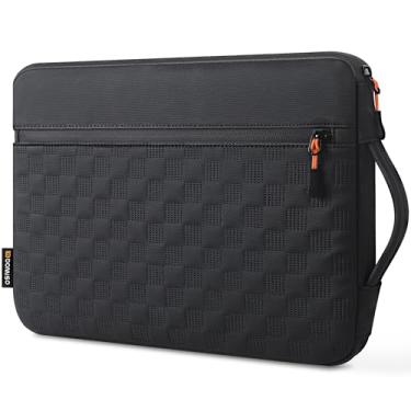 Imagem de DOMISO Capa para laptop de 16 polegadas para MacBook Pro 16 M3/M2/M1 A2991 A2780, à prova d'água, à prova de choque, com alça de transporte, serve para MacBook Pro e LG Gram 16 polegadas 2024-2019 de