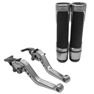 Imagem de Kit Manete Manopla Luva Moto Yamaha Nmax 160 Nmax160 Nmax - Stark Race