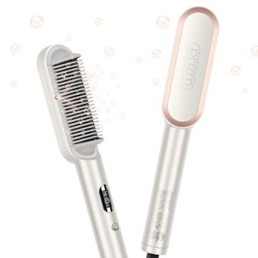 Imagem de Escova de alisamento de cabelo Prizm 20s Fast Heating Champagne