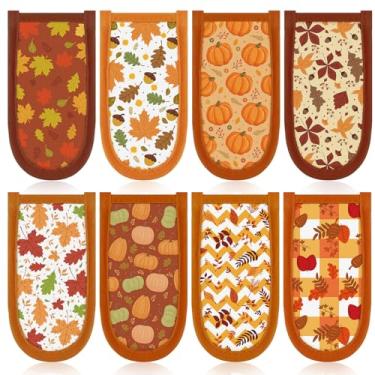 Imagem de Patelai Pacote com 8 capas de alça de frigideira de ferro fundido, capa de suporte de panela quente, resistente ao calor, antiderrapante, de ferro fundido, frigideira, protetor para cozinha, cozinha