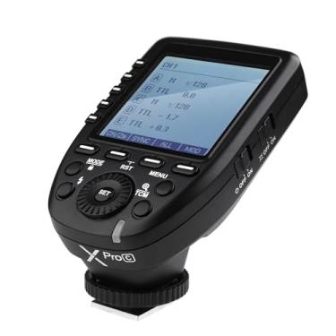 Imagem de Godox Xpro-S TTL Wireless Studio Transmissor de flash para câmeras Sony/Canon/Nikon, 2,4 G X System 1/8000 s HSS, TTL-Convert-Mmanual, 11 funções personalizáveis, Xpro-C