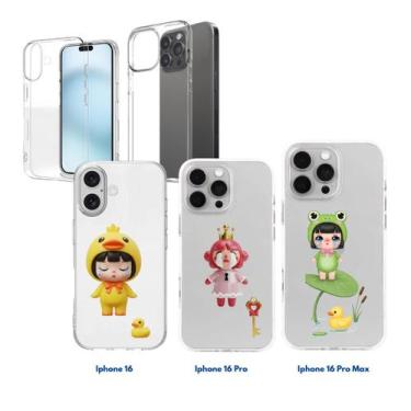 Imagem de Capa Resistente Estampa de Bebes Fofinhos para iPhone 16, iPhone 16 Pr