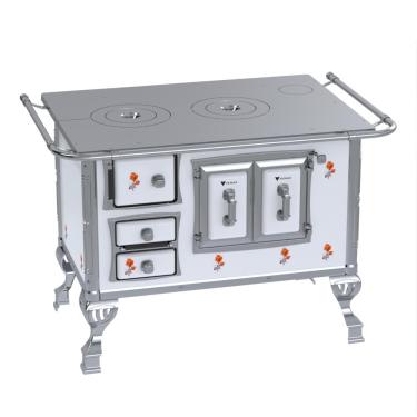 Imagem de Fogao a Lenha Venax GII n 2 Sec XVIII Branco Flor SD