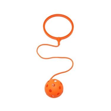 Imagem de UGPLM Bola de pular de tornozelo para crianças, pular e, treinamento de fortalecimento, bola de de brinquedo para praia, gramado, playground, jogo de festa, Laranja