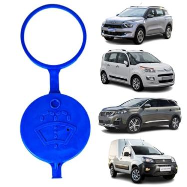 Imagem de Tampa De Reposição Reservatório Limpador Para-brisa Compatível Com Peugeot 106 205 206 207 208 2008 306 307 308 3008