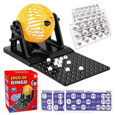 Imagem de Brinquedo Jogo De Bingo Com 36 Cartelas E 90 Bolinhas Numeradas Para D