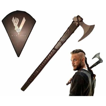 Imagem de Machado Viking Ragnar Lothbrok Geek Cosplay Decoração
