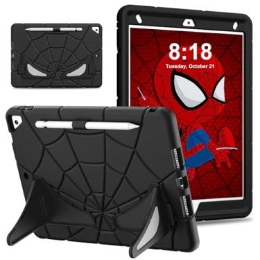 Imagem de Jaorty Capa infantil para iPad 9ª/8ª/7ª geração – iPad 10,2 polegadas 2021/2020/2019, capa 2 em 1, resistente à prova de choque, híbrida, resistente, com suporte, linda capa para tablet infantil para
