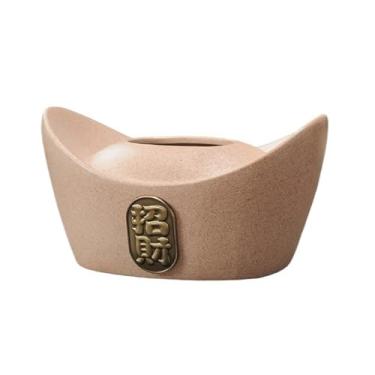 Imagem de ZzleoyuUUs-12 Capa de caixa de lenços chinesa, caixa de lenços da sorte, decoração de mesa de café, caixa de lenços de mesa de cerâmica para banheiro, bancada, cabeceira, suporte de caixa de lenços de