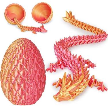 Imagem de Ovos de dragão com dragão dentro do brinquedo impresso em 3D Olee Odee