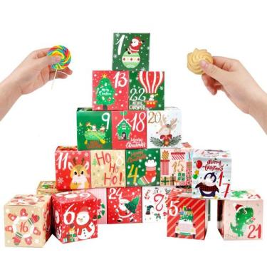 Imagem de Caixas de calendário do advento de Natal ONESING 24 unidades 2024