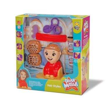 Imagem de Diver massa - hair style (acessorios c/massa de modelar) - Divertoys