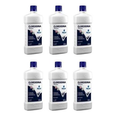 Imagem de Kit 6 Shampoo Clorexidina Antisséptico Antisseborreico Antiqueda Derma