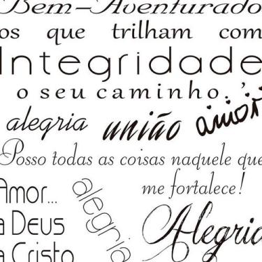 Imagem de Papel de Parede Adesivo Casual Frases Cristãs - 114 - Multimpressão