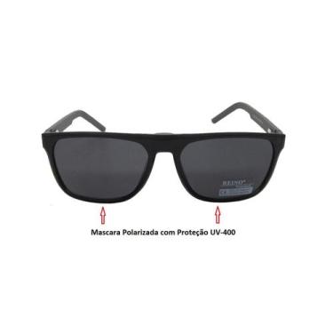 Imagem de Oculos Masculino Para Lentes De Grau + Clip-On Polarizado - CN