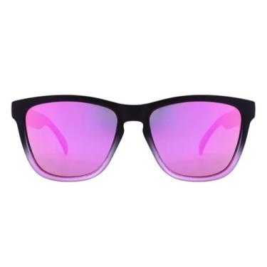 Imagem de Óculos de Sol Quadrado Polarizado Premium Modelo Flexível Clássico UV400 Unisex Feminino Masculino - Modelo Sevilha - Cacife Brand (Roxo Espelhado)