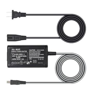 Imagem de Camulti Kit de alimentação adaptador de alimentação AA-MA9 para câmera, substituição de Samsung compatível com SMX-C10 C14 C20 C24 C100 S10 S16 F40 F43 F44 F500 K40 K44 K45 K400 HMX-H200 U10 U10 U10