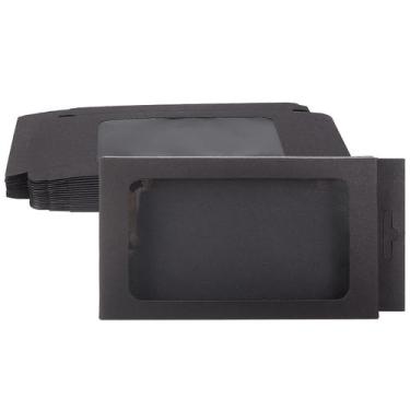 Imagem de Caixas de embalagem de presente BENECREAT Kraft Paper com janela trans