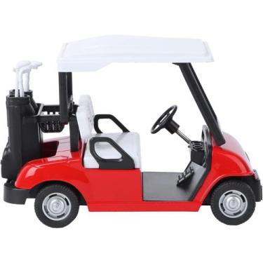 Imagem de Modelo de carrinho de golfe de metal, Diecast Pull Back Action Cart, C