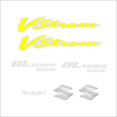 Imagem de Adesivo DL 1000 V-Strom Texto Logo - Cromo Sign