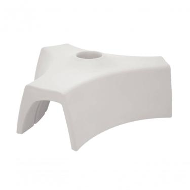 Imagem de Banco Tramontina Elo Central 3 Lugares Branco