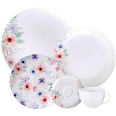 Imagem de Aparelho de Jantar 20 Peças Tramontina Floratta em Porcelana