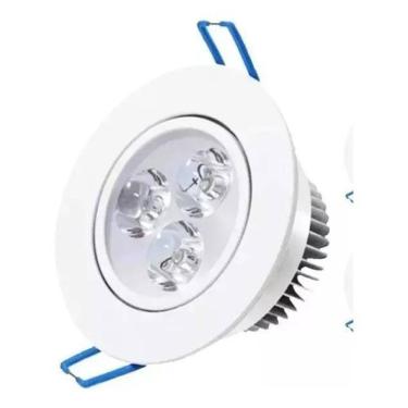 Imagem de 2X Lampada Spot Led 3W Dicroica Direcionável Gesso E Sanca