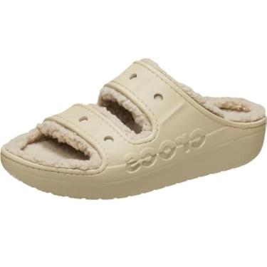 Imagem de Crocs Sandália unissex Baya Cozzzy, Chai, 7 Women/4.5 Men