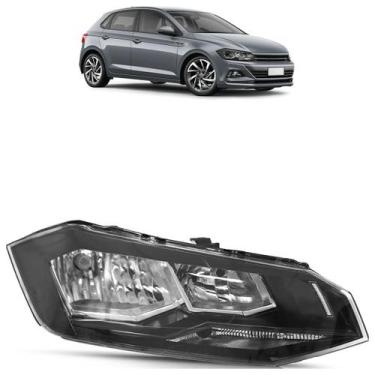 Imagem de Farol Dianteiro Polo 2017 A 2020 Máscara Negra - Automotive Imports, D