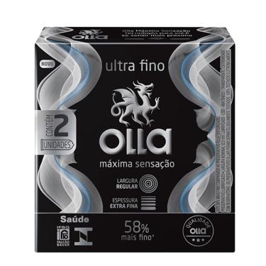 Imagem de Preservativo Olla Máxima Sensação Ultra Fino 2 Unidades