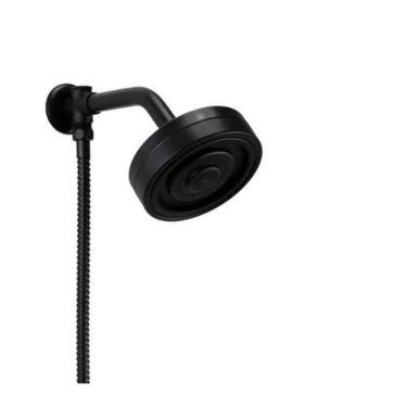 Imagem de Ducha Rainha Auto-Limpante Redonda Pr. Fosco C/Desv. 217158